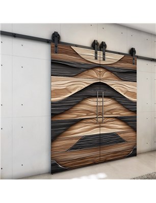 Holzschiebetür Barn-Line - Holzkunst  Model 4089-3