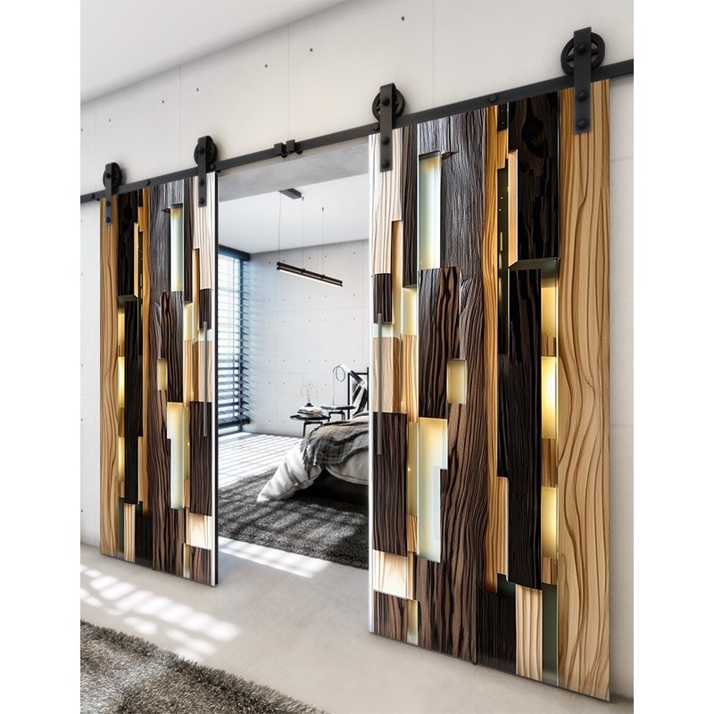 Holzschiebetür Barn-Line - Holzkunst Model 4098 Holzschiebetür Barn-Line - Holzkunst Model 4098