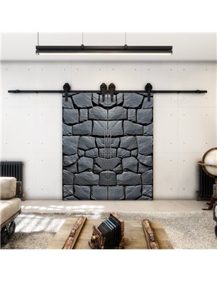 Holzschiebetür Barn-Line - Beton und Stein  Model 4004-2