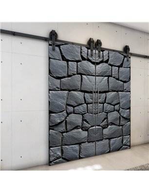 Holzschiebetür Barn-Line - Beton und Stein  Model 4004-3