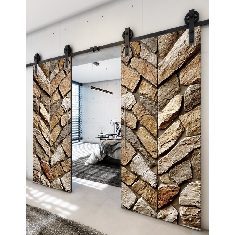 Holzschiebetür Barn-Line - Beton und Stein Model 4009 Holzschiebetür Barn-Line - Beton und Stein Model 4009