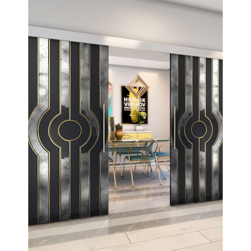 Holzschiebetür Eco-Line - Holz-Mix Model 4055 Holzschiebetür Eco-Line - Holz-Mix Model 4055