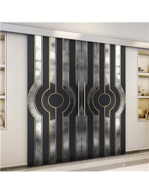 Holzschiebetür Eco-Line - Holz-Mix  Model 4055-3