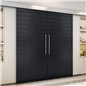 Holzschiebetür Eco-Line - Schwarz Model 4052 Holzschiebetür Eco-Line - Schwarz Model 4052