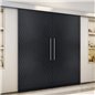Holzschiebetür Eco-Line - Schwarz Model 4084 Holzschiebetür Eco-Line - Schwarz Model 4084