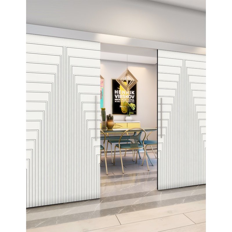 Holzschiebetür Eco-Line - Weiss Model 4053 Holzschiebetür Eco-Line - Weiss Model 4053