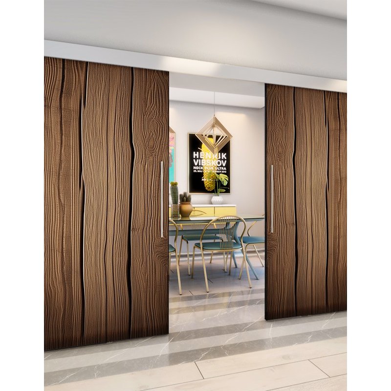 Holzschiebetür Eco-Line - Holzkunst Model 4036 Holzschiebetür Eco-Line - Holzkunst Model 4036