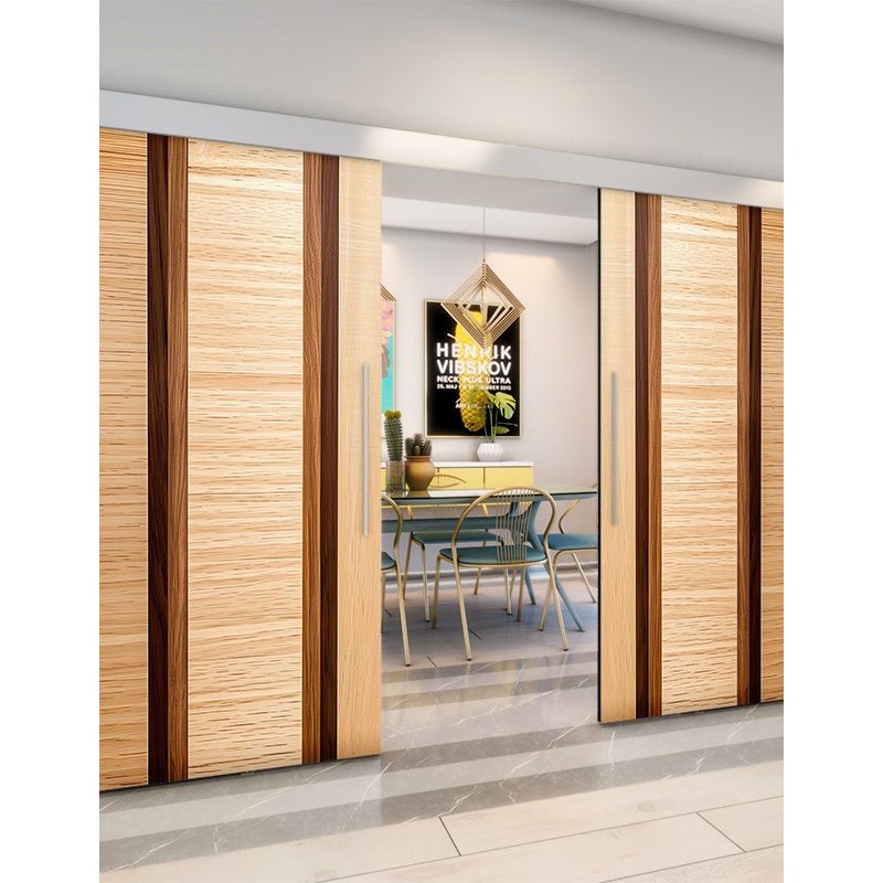 Holzschiebetür Eco-Line - Holzkunst Model 4066 Holzschiebetür Eco-Line - Holzkunst Model 4066