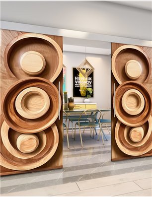 Holzschiebetür Eco-Line - Holzkunst  Model 4070