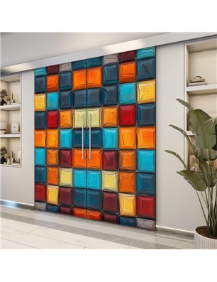 Holzschiebetür Eco-Line - Geometrie  Model 4032-2