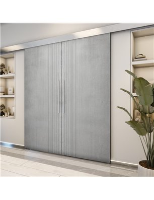 Holzschiebetür Eco-Line - Beton und Stein  Model 4037-2