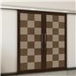 Holzschiebetür Slim-Line - Holz-Mix Model 4015 Holzschiebetür Slim-Line - Holz-Mix Model 4015