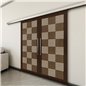 Holzschiebetür Slim-Line - Holz-Mix Model 4015 Holzschiebetür Slim-Line - Holz-Mix Model 4015