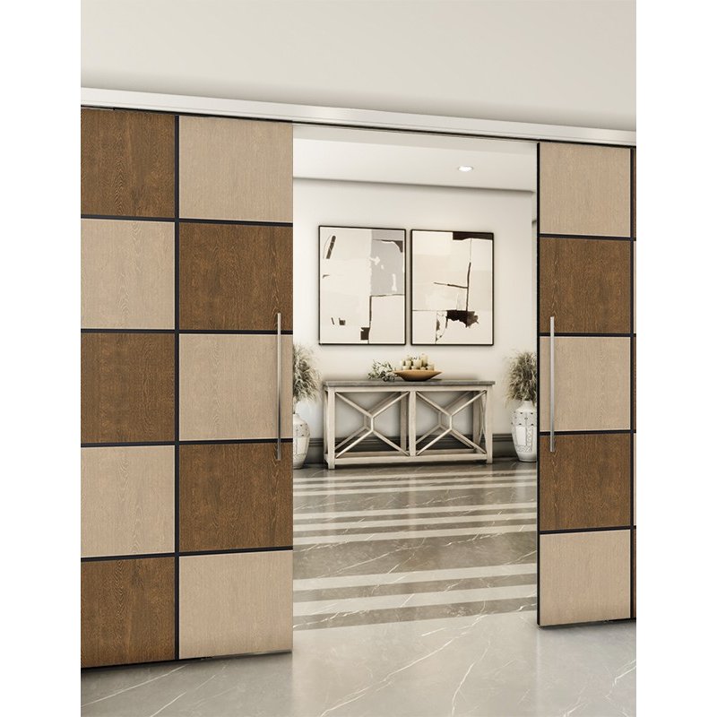 Holzschiebetür Slim-Line - Holz-Mix  Model 4029