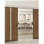 Holzschiebetür Slim-Line - Holz-Mix  Model 4030