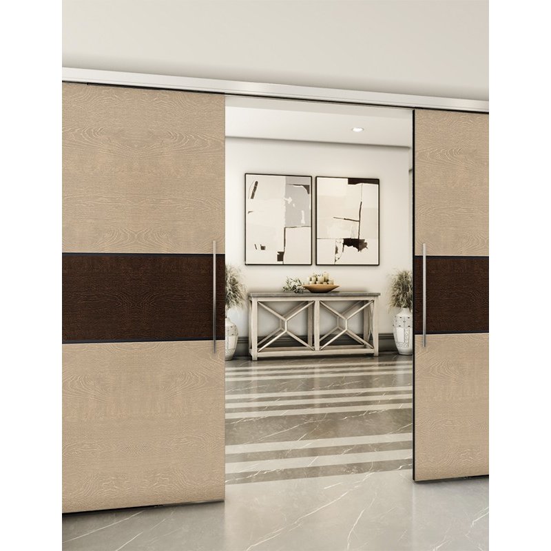Holzschiebetür Slim-Line - Holz-Mix  Model 4032