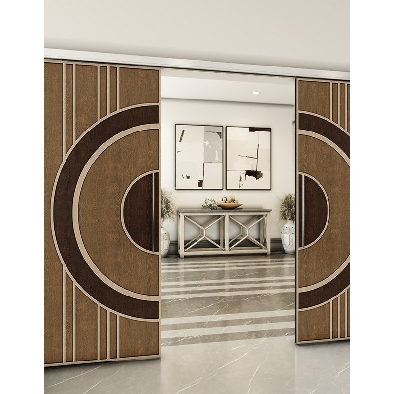 Holzschiebetür Slim-Line - Holz-Mix  Model 4035