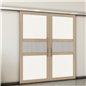 Holzschiebetür Slim-Line - Eiche und Weiss Model 4042 Holzschiebetür Slim-Line - Eiche und Weiss Model 4042