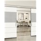 Holzschiebetür Slim-Line - Weiss Model 4020 Holzschiebetür Slim-Line - Weiss Model 4020