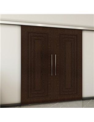 Holzschiebetür Slim-Line - Wenge  Model 4002-2
