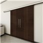 Holzschiebetür Slim-Line - Wenge  Model 4013