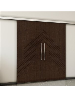 Holzschiebetür Slim-Line - Wenge  Model 4019-2