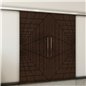 Holzschiebetür Slim-Line - Wenge Model 4034 Holzschiebetür Slim-Line - Wenge Model 4034