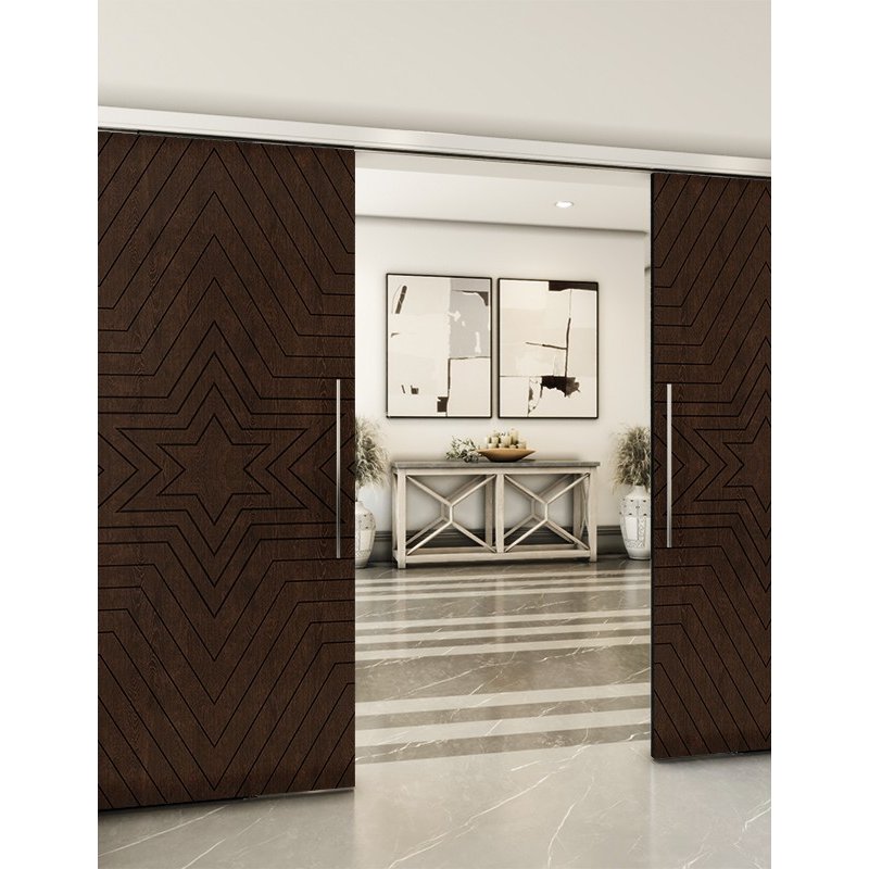 Holzschiebetür Slim-Line - Wenge Model 4045 Holzschiebetür Slim-Line - Wenge Model 4045