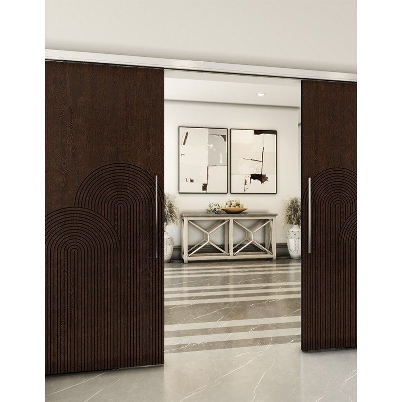 Holzschiebetür Slim-Line - Wenge Model 4057 Holzschiebetür Slim-Line - Wenge Model 4057