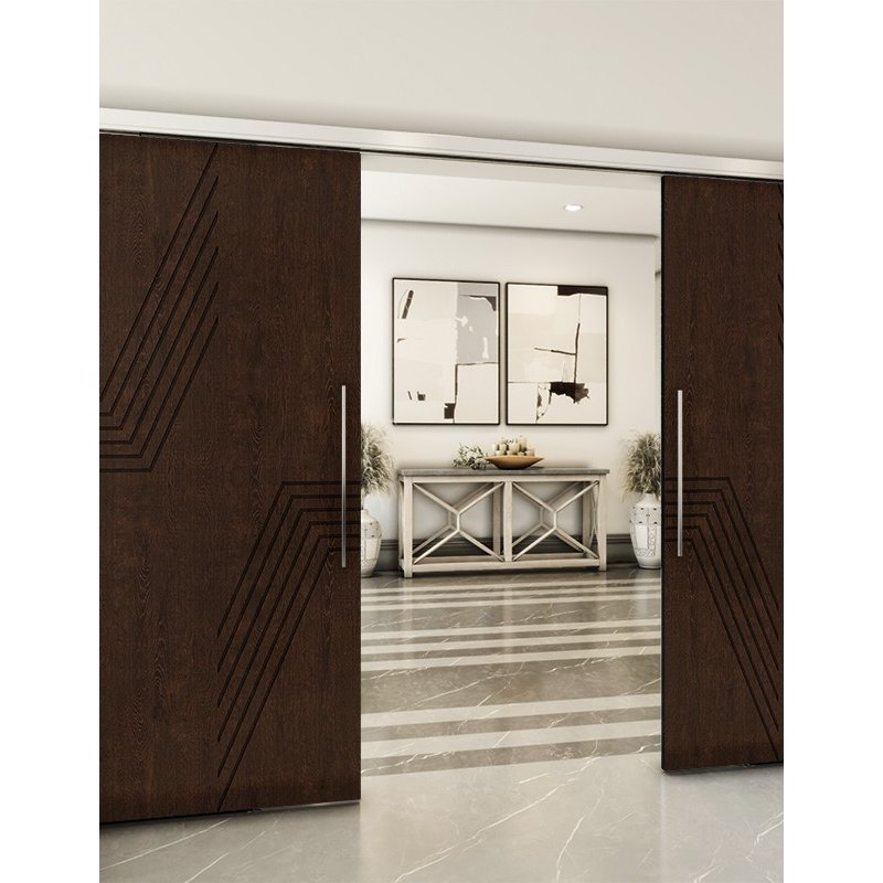 Holzschiebetür Slim-Line - Wenge Model 4060 Holzschiebetür Slim-Line - Wenge Model 4060