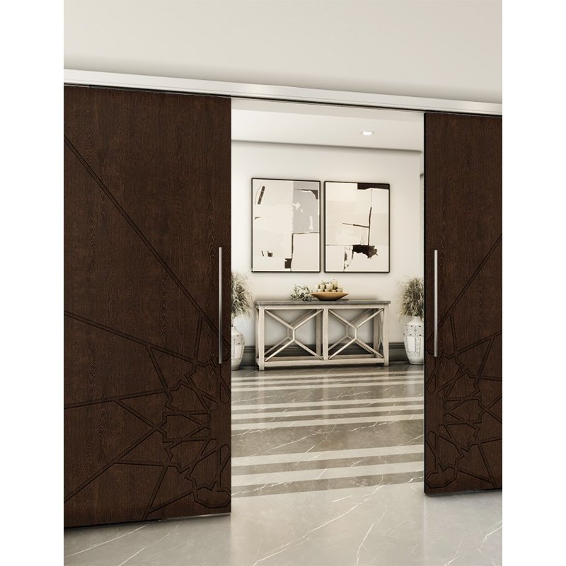 Holzschiebetür Slim-Line - Wenge Model 4068 Holzschiebetür Slim-Line - Wenge Model 4068