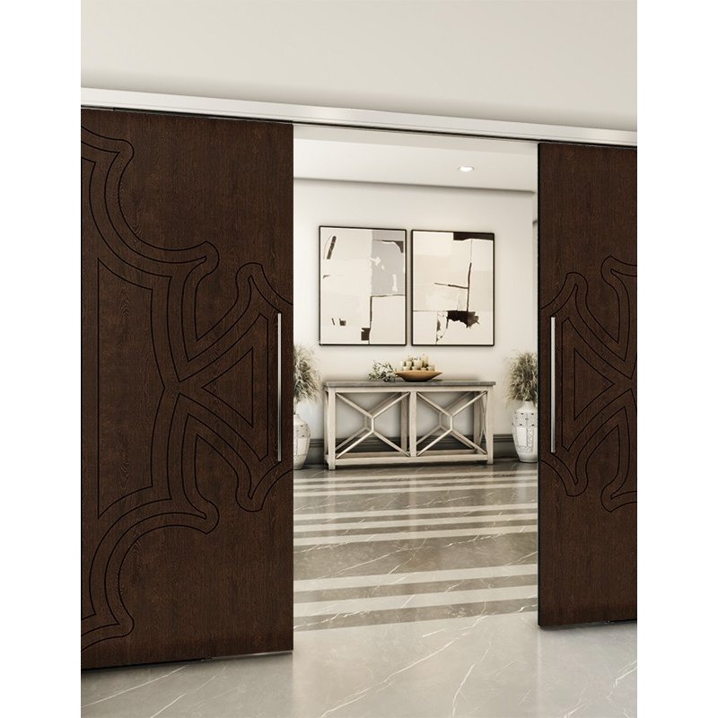Holzschiebetür Slim-Line - Wenge Model 4086 Holzschiebetür Slim-Line - Wenge Model 4086