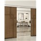 Holzschiebetür Slim-Line - Nussbaum Model 4059 Holzschiebetür Slim-Line - Nussbaum Model 4059