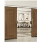 Holzschiebetür Slim-Line - Nussbaum Model 4065 Holzschiebetür Slim-Line - Nussbaum Model 4065