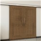 Holzschiebetür Slim-Line - Nussbaum Model 4065 Holzschiebetür Slim-Line - Nussbaum Model 4065