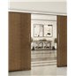 Holzschiebetür Slim-Line - Nussbaum Model 4070 Holzschiebetür Slim-Line - Nussbaum Model 4070