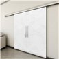 Holzschiebetür Slim-Line - Weiss 3D Model 4033 Holzschiebetür Slim-Line - Weiss 3D Model 4033
