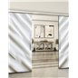 Holzschiebetür Slim-Line - Weiss 3D Model 4034 Holzschiebetür Slim-Line - Weiss 3D Model 4034
