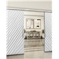 Holzschiebetür Slim-Line - Weiss 3D Model 4037 Holzschiebetür Slim-Line - Weiss 3D Model 4037
