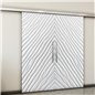 Holzschiebetür Slim-Line - Weiss 3D Model 4037 Holzschiebetür Slim-Line - Weiss 3D Model 4037