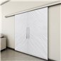 Holzschiebetür Slim-Line - Weiss 3D Model 4042 Holzschiebetür Slim-Line - Weiss 3D Model 4042