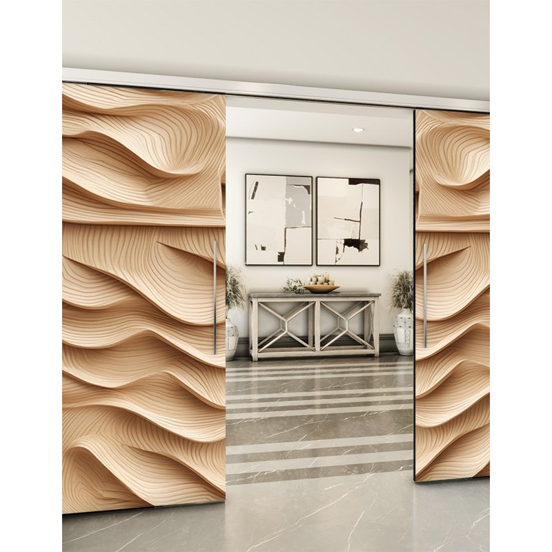 Holzschiebetür Slim-Line - Holzkunst Model 4021 Holzschiebetür Slim-Line - Holzkunst Model 4021