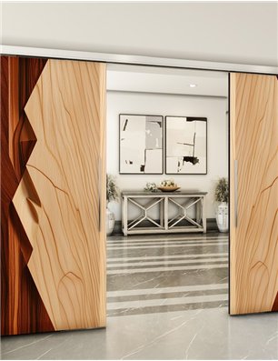 Holzschiebetür Slim-Line - Holzkunst  Model 4064