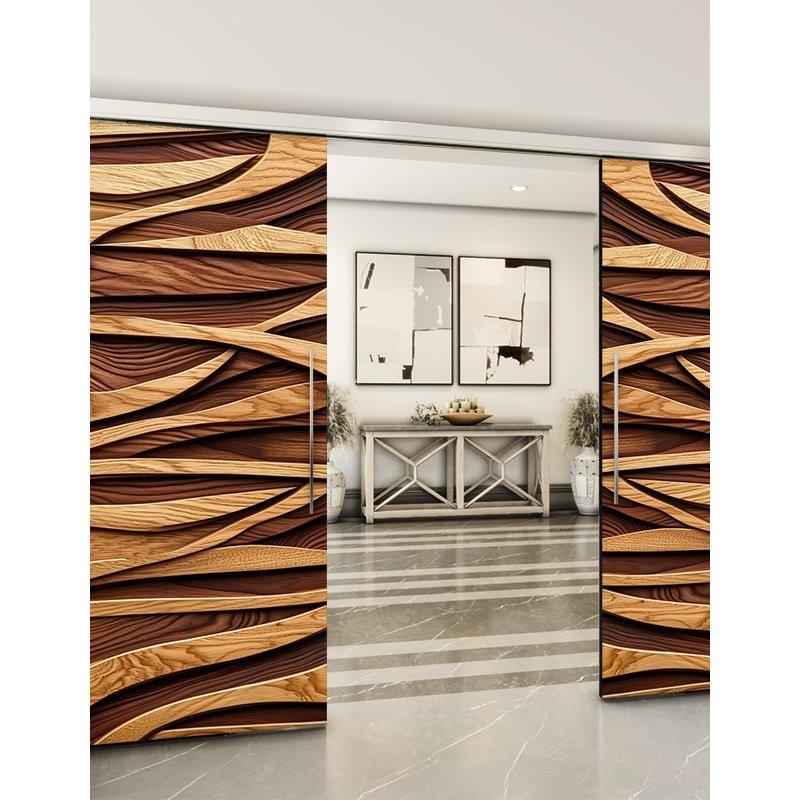 Holzschiebetür Slim-Line - Holzkunst Model 4082 Holzschiebetür Slim-Line - Holzkunst Model 4082