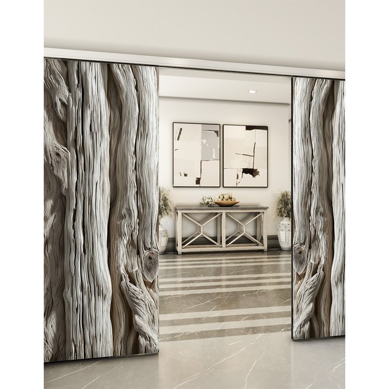 Holzschiebetür Slim-Line - Holzkunst Model 4087 Holzschiebetür Slim-Line - Holzkunst Model 4087