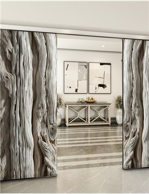 Holzschiebetür Slim-Line - Holzkunst  Model 4087