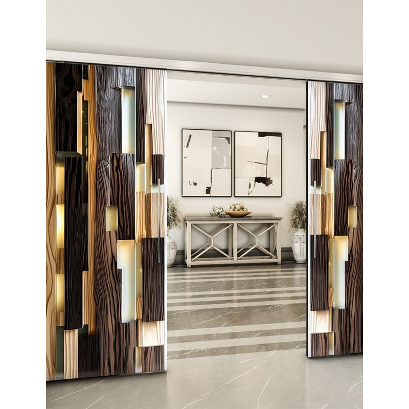 Holzschiebetür Slim-Line - Holzkunst Model 4097 Holzschiebetür Slim-Line - Holzkunst Model 4097