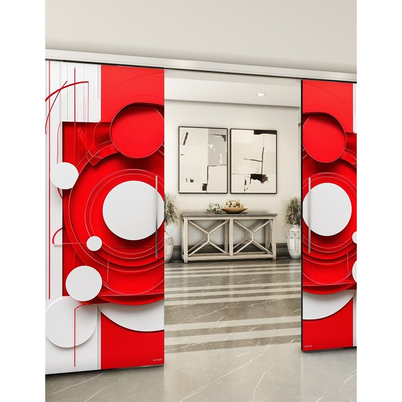 Holzschiebetür Slim-Line - Geometrie Model 4005 Holzschiebetür Slim-Line - Geometrie Model 4005