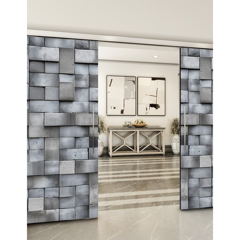 Holzschiebetür Slim-Line - Beton und Stein Model 4036 Holzschiebetür Slim-Line - Beton und Stein Model 4036