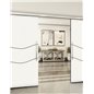 Holzschiebetür Slim-Line - Design-Linien Model 4059 Holzschiebetür Slim-Line - Design-Linien Model 4059